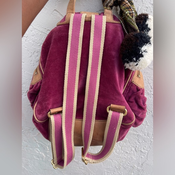 Rare y2k Juicy couture velour Backpack - Picture 2 of 11